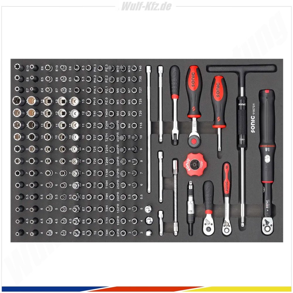 Sonic Werkstattwagen NEXT S12XD / 887-tlg.